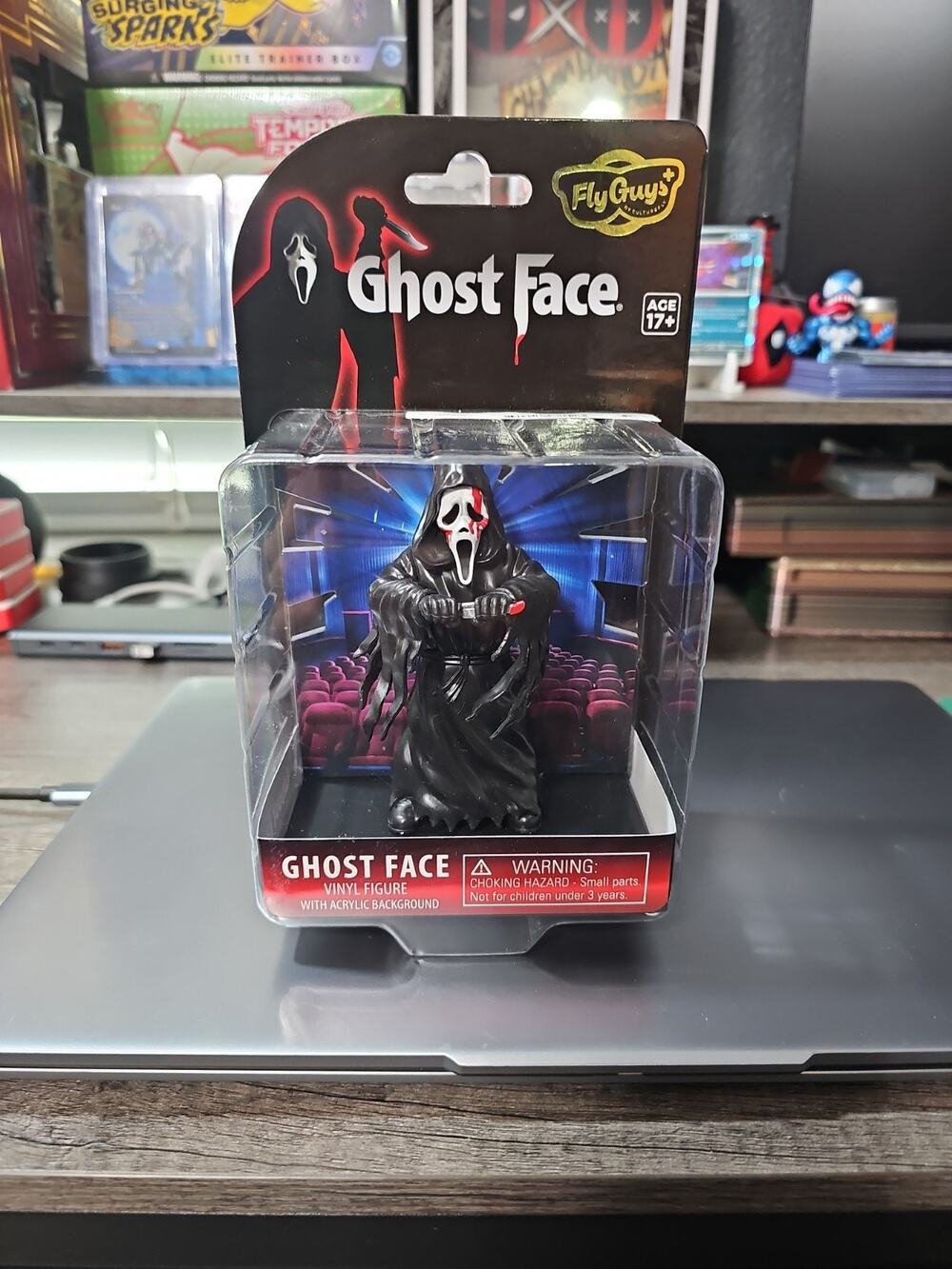Fly Guys Ghost Face Action Figure THEATER Backdrop CultureFly Scream